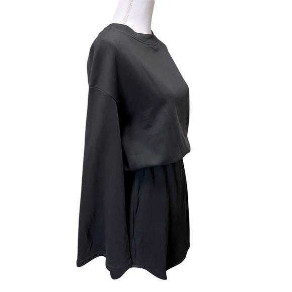 Buddy Love Willa Sweatshirt Dress Bell Sleeves Black Women’s Size Small NWT - Picture 4 of 12